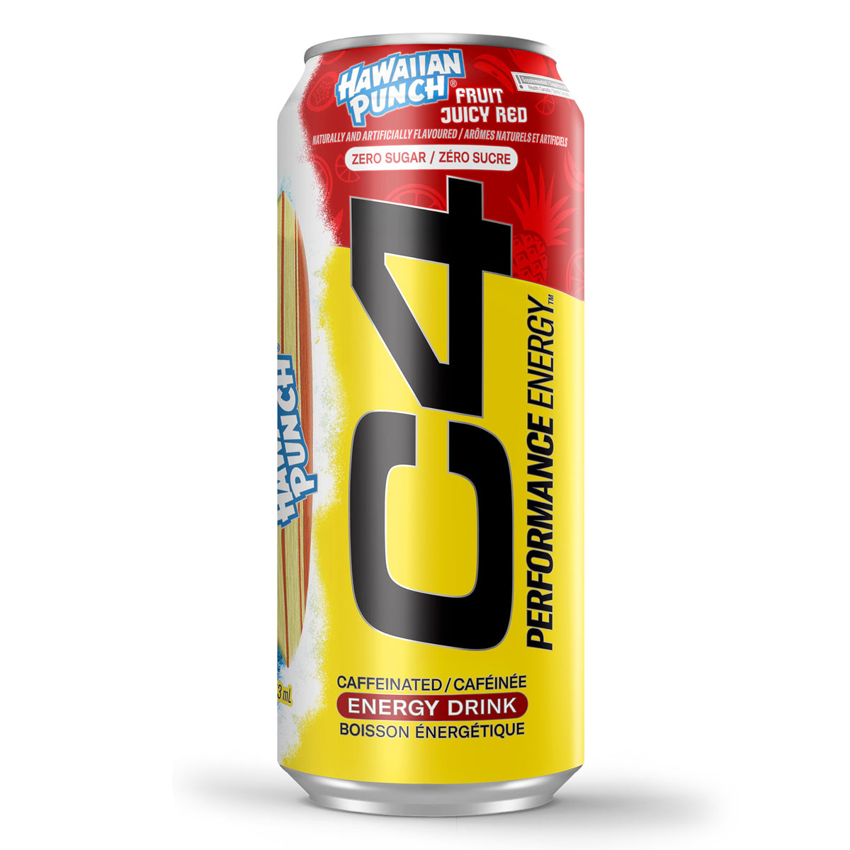 C4 Performance Energy Drink, Hawaiian Punch Juicy Red, 12 x 473 ml