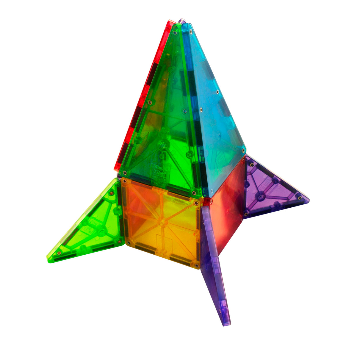 Magna-Tiles Clear Colors Set, 02132, 32 Pieces