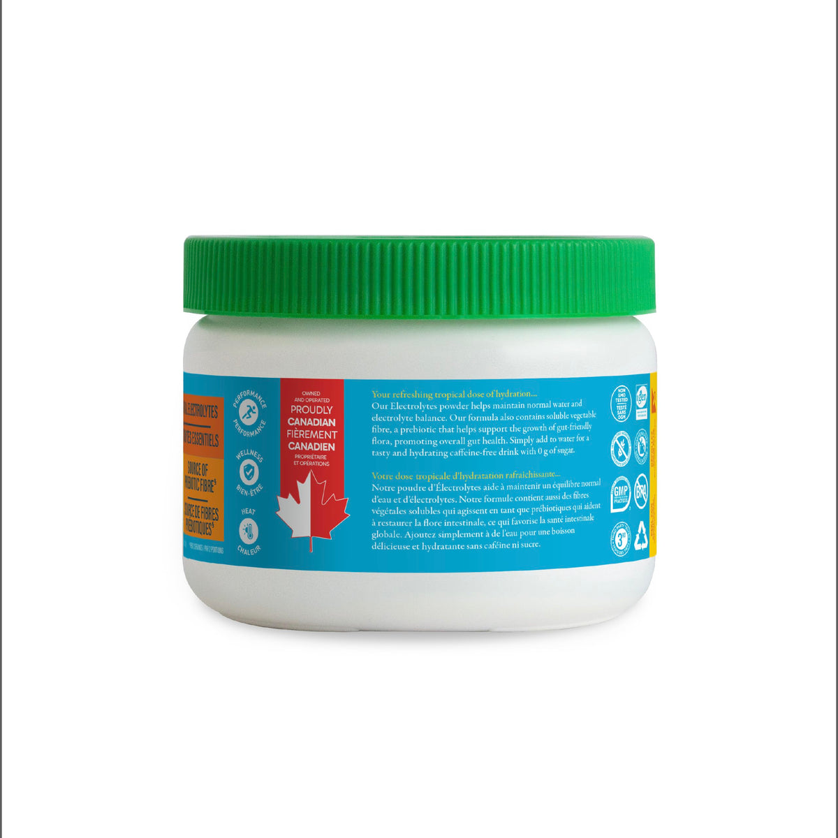 Organika Electrolytes Powder, Pineapple PassionFruit, 210 g