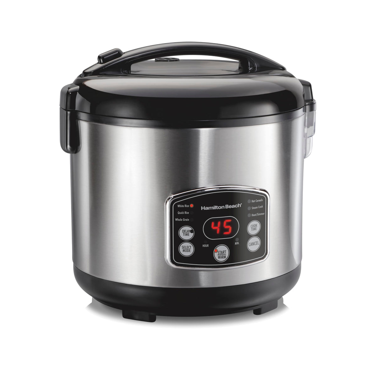 Hamilton Beach Digital Rice Cooker and Food Steamer, 14 Cups, 37548MN