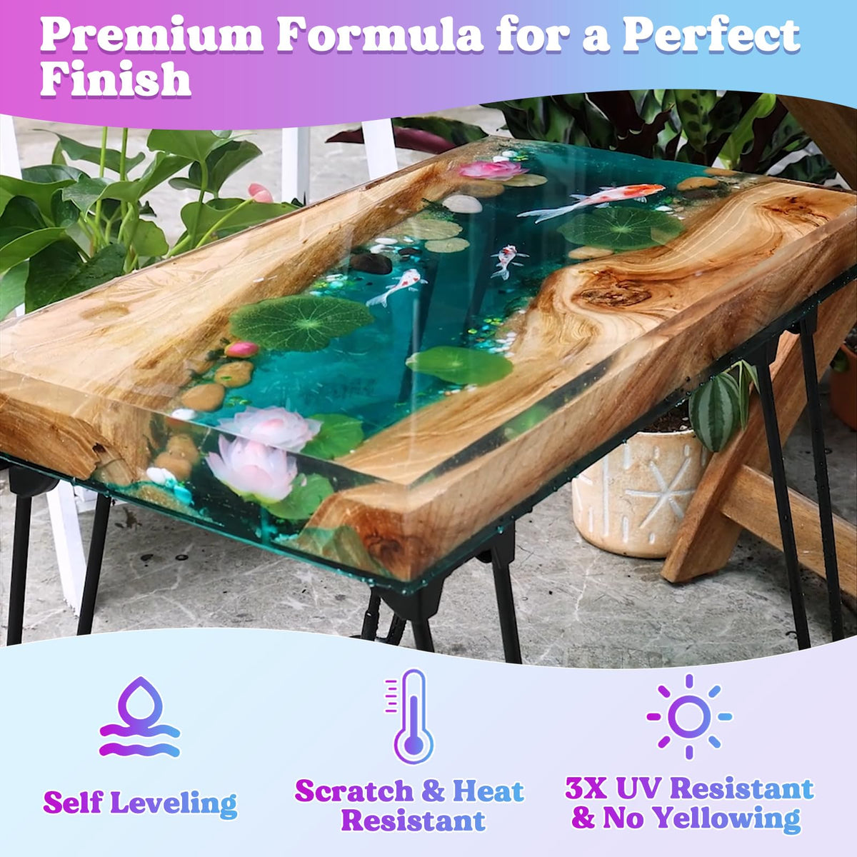 Let's Resin Casting Epoxy Resin Kit, 1 L (34 oz)