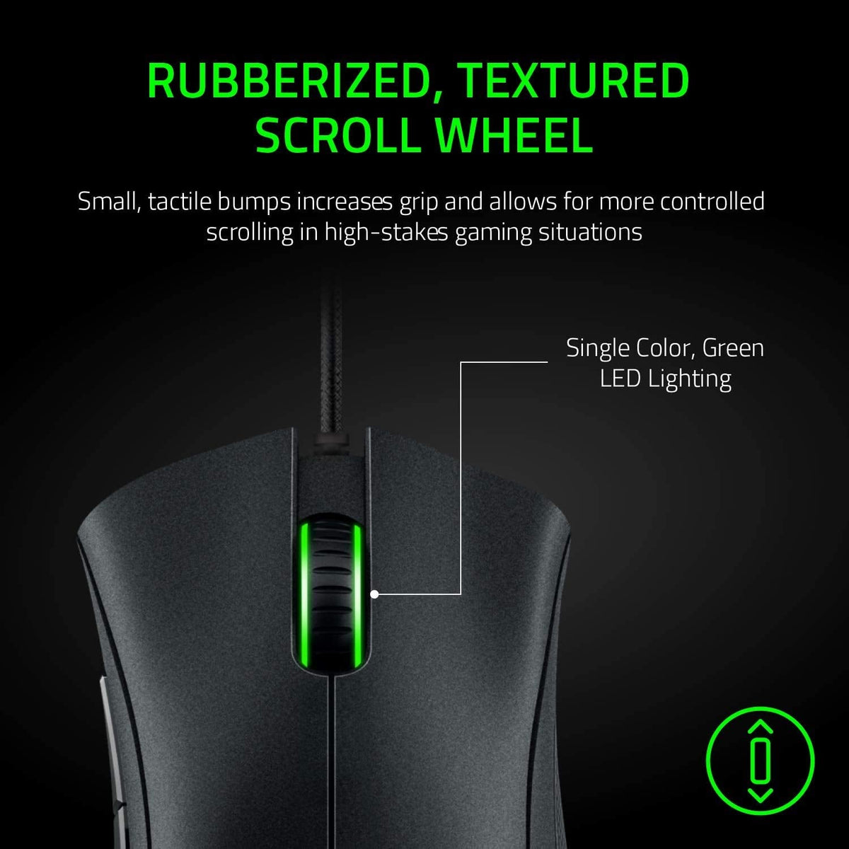 Razer DeathAdder Essential Gaming Mouse, 6400 DPI, Classic Black