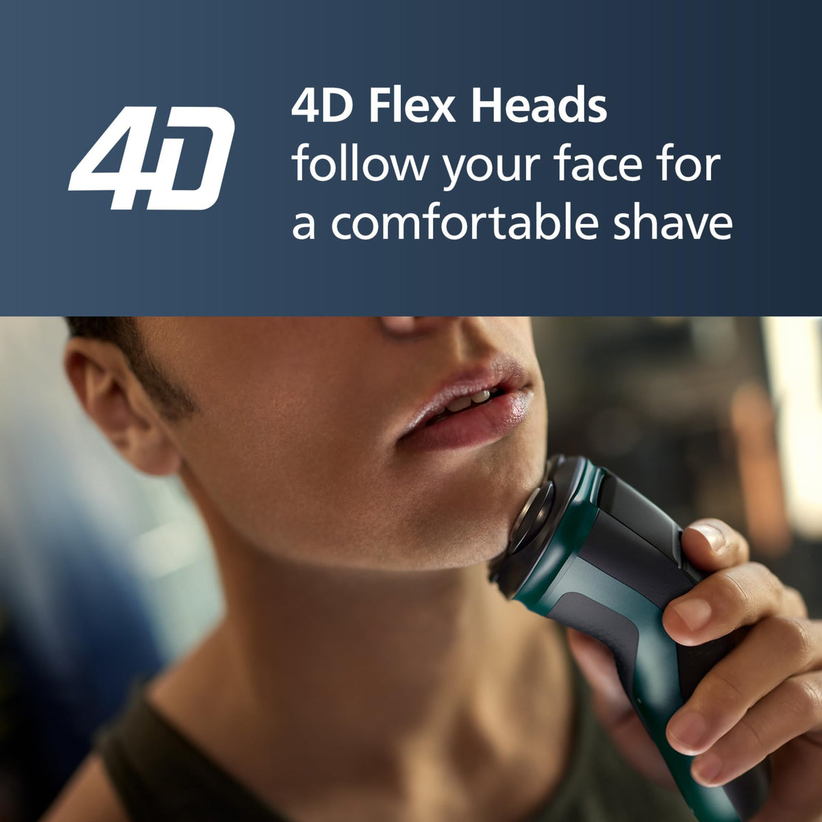 Philips Shaver 3000X Series, Wet and Dry, X3002/00, Dark Forest Green