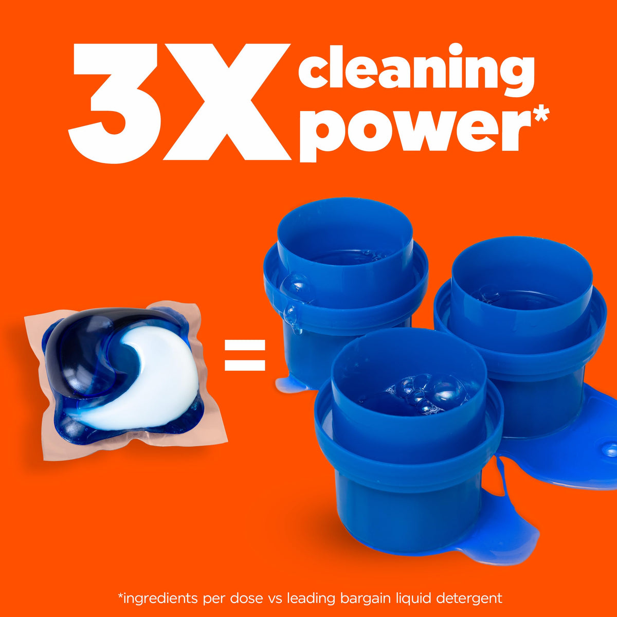 Tide PODS 3-in-1 Laundry Detergent Pacs, Spring Meadow, 76 Count