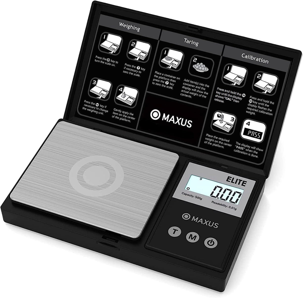 MAXUS Precision Pocket Scale, 500 g x 0.01 g