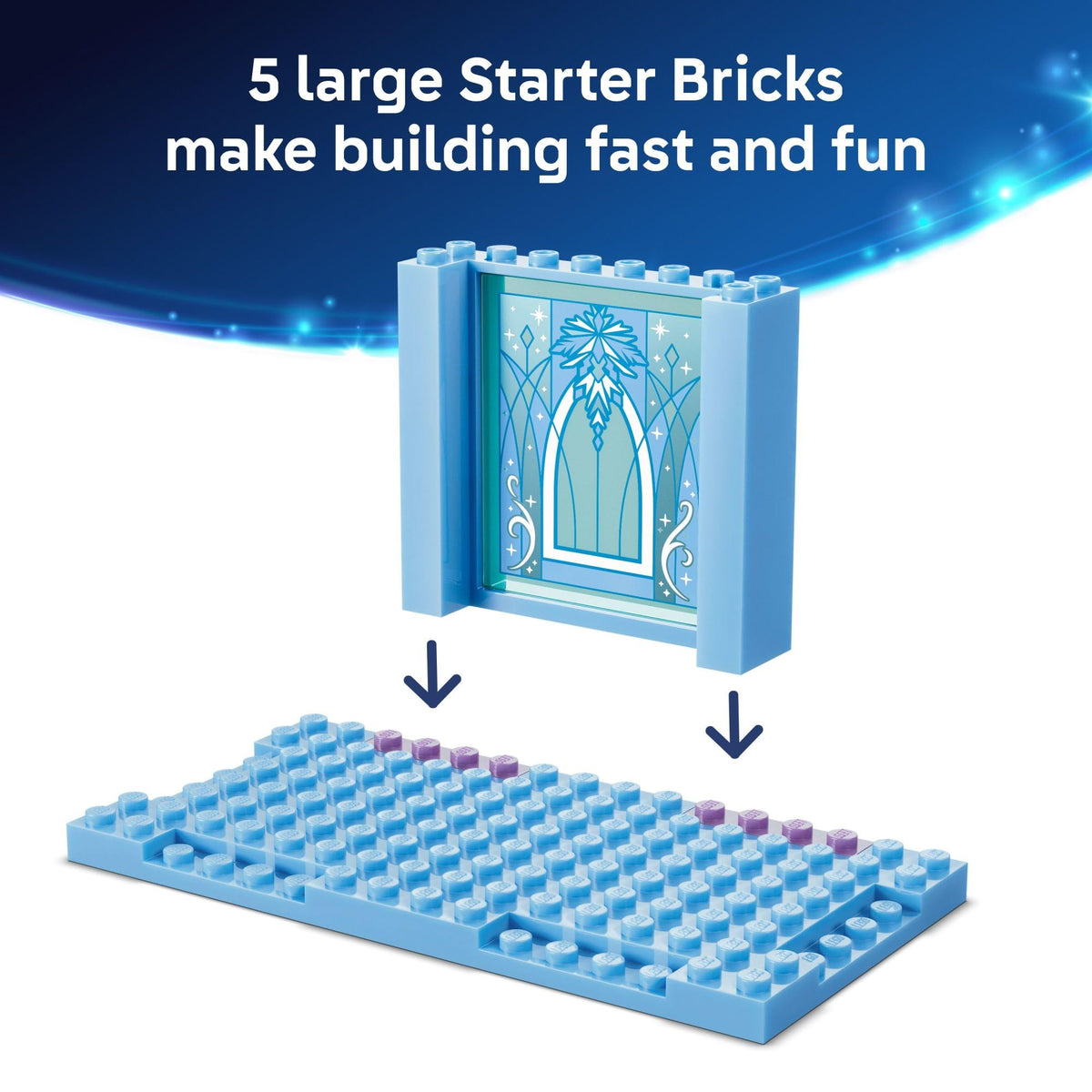 LEGO Disney Frozen Elsa's Ice Castle & Snow Ride Adventure, 43281
