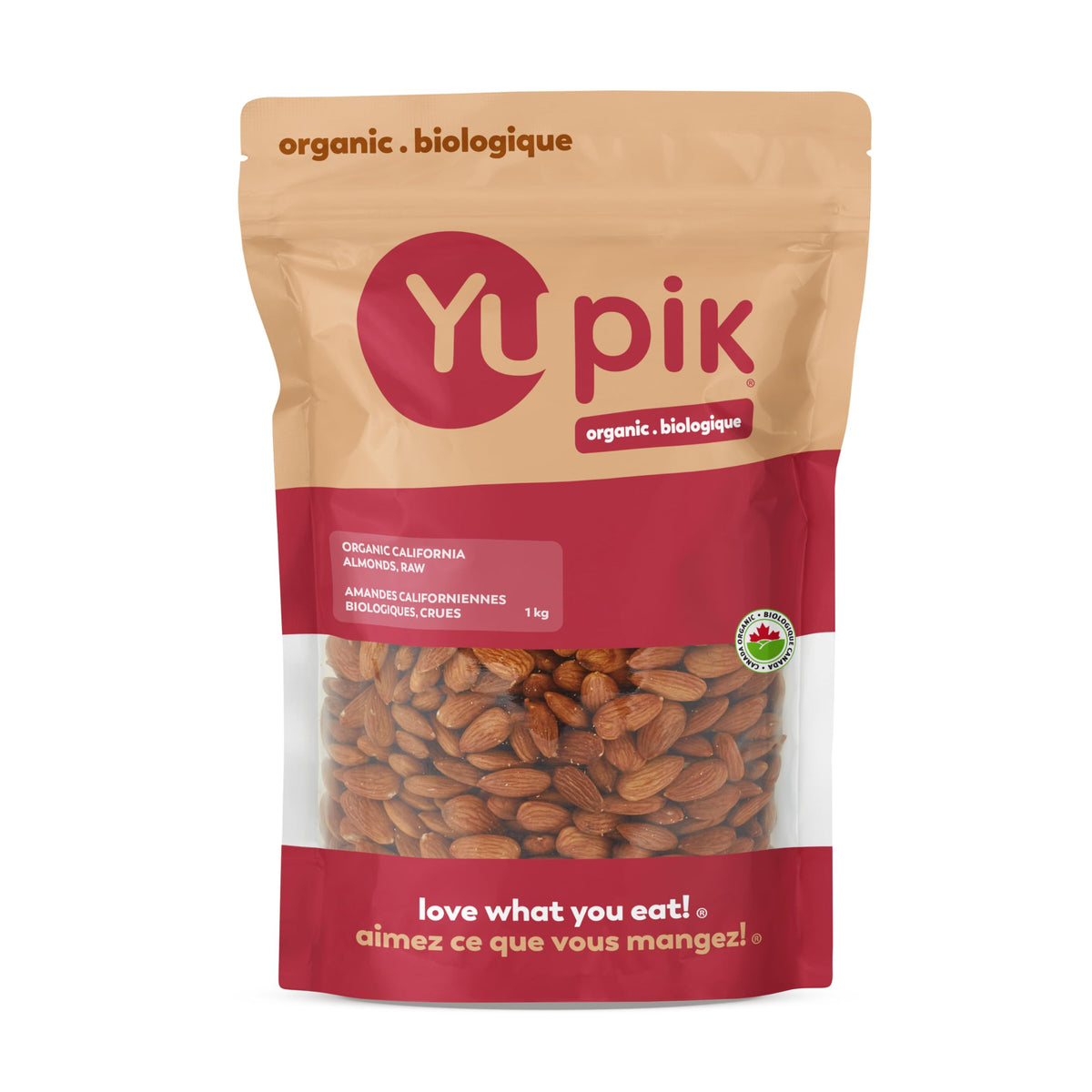 Yupik Organic Almonds, 1 kg