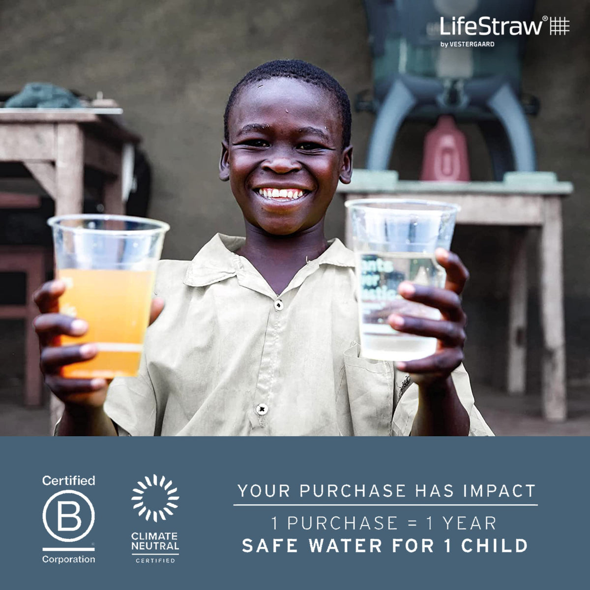 LifeStraw Personal Water Filter, Green