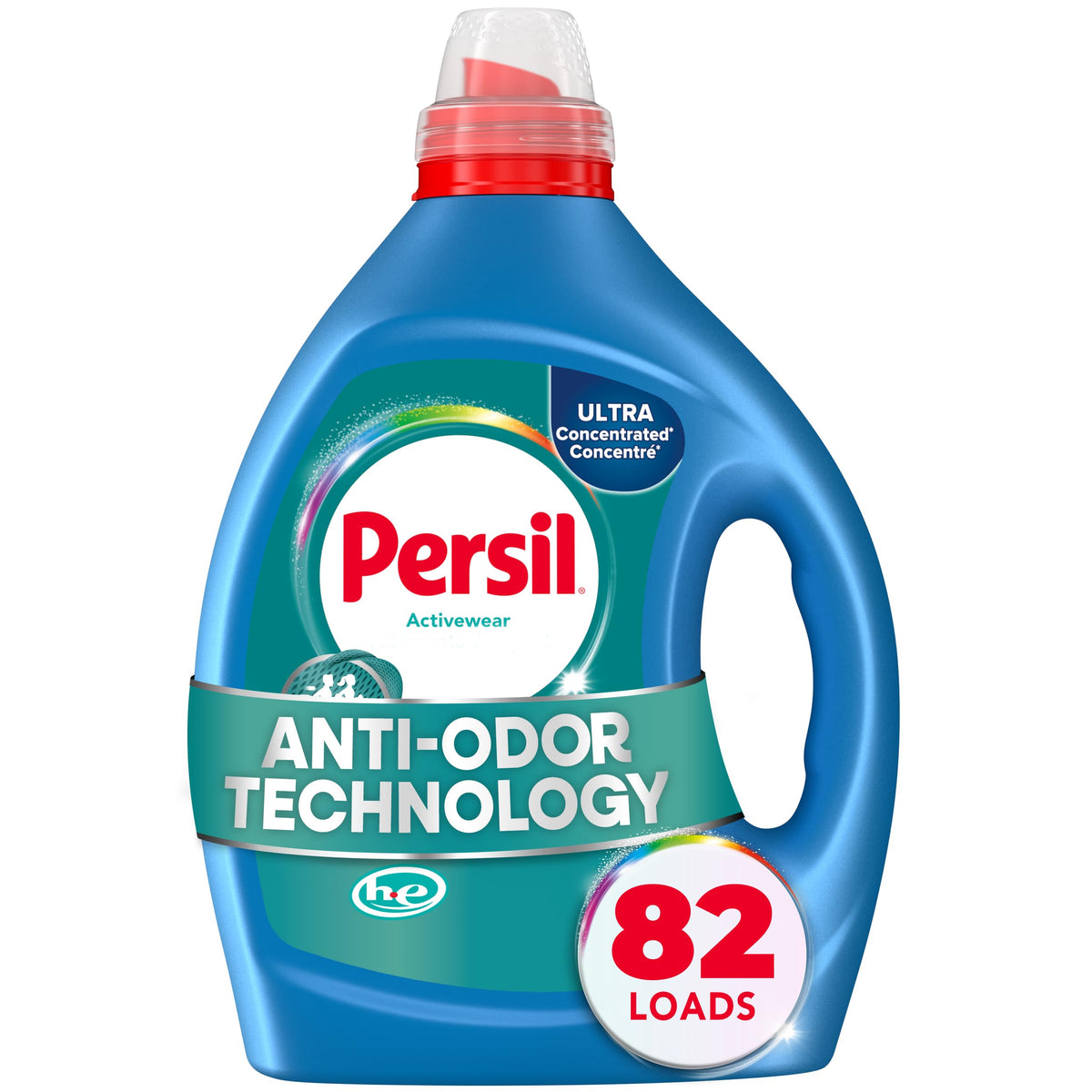 Persil 2x Laundry Detergent, Activewear, 2.43 L (82 Loads)
