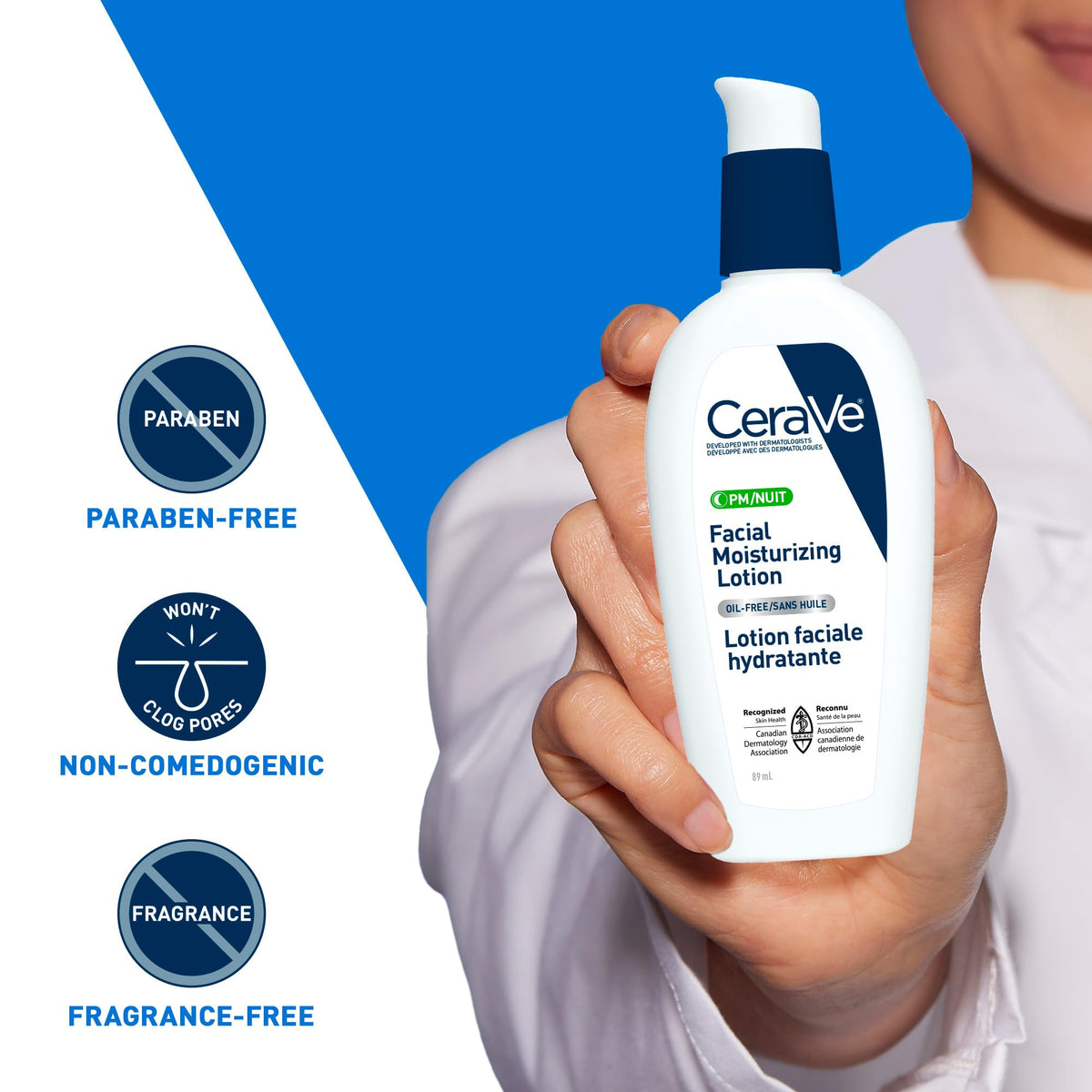 CeraVe PM Facial Moisturizing Lotion, 89 ml