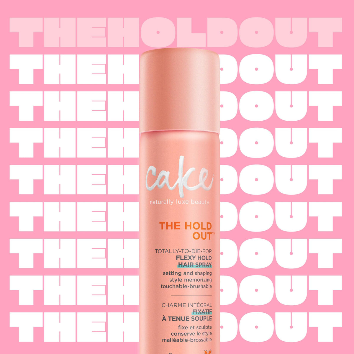 Cake Beauty The Hold Out Flexible Hold Hairspray, 5.6 oz, 2-Pack