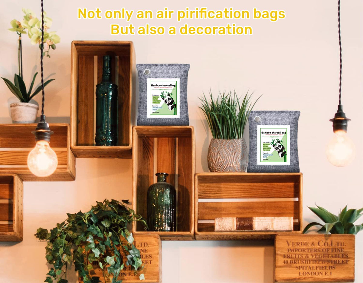 Mayunuo Activated Charcoal Odour Absorber Bags, 8 Pack