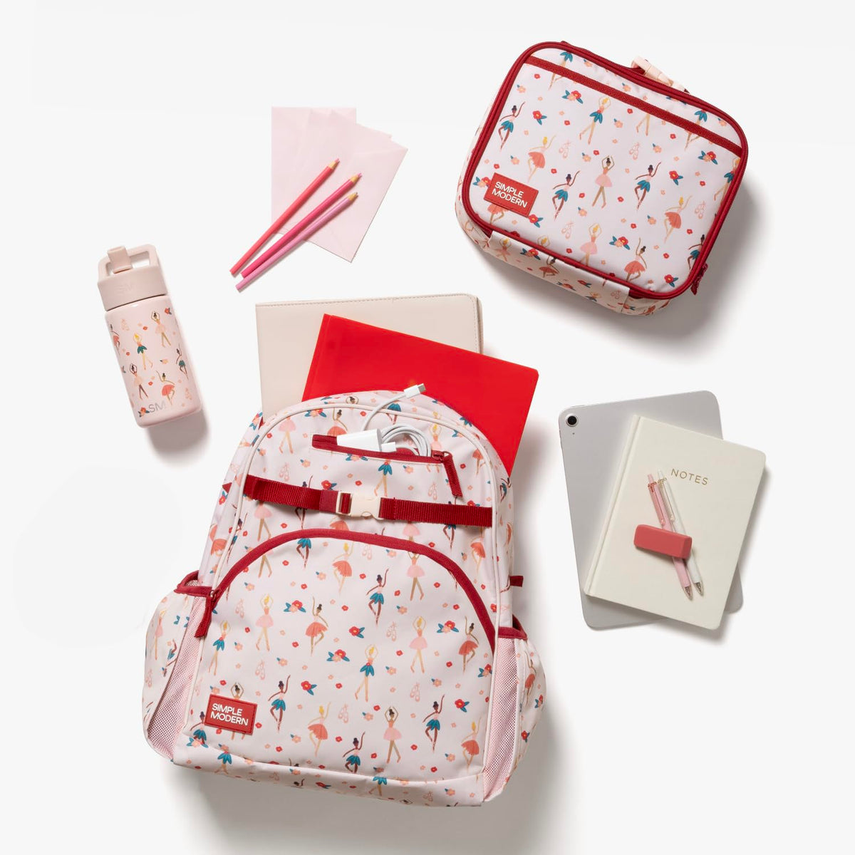 Simple Modern Disney Princess Kids Lunch Box and Insulated Lunch Bag