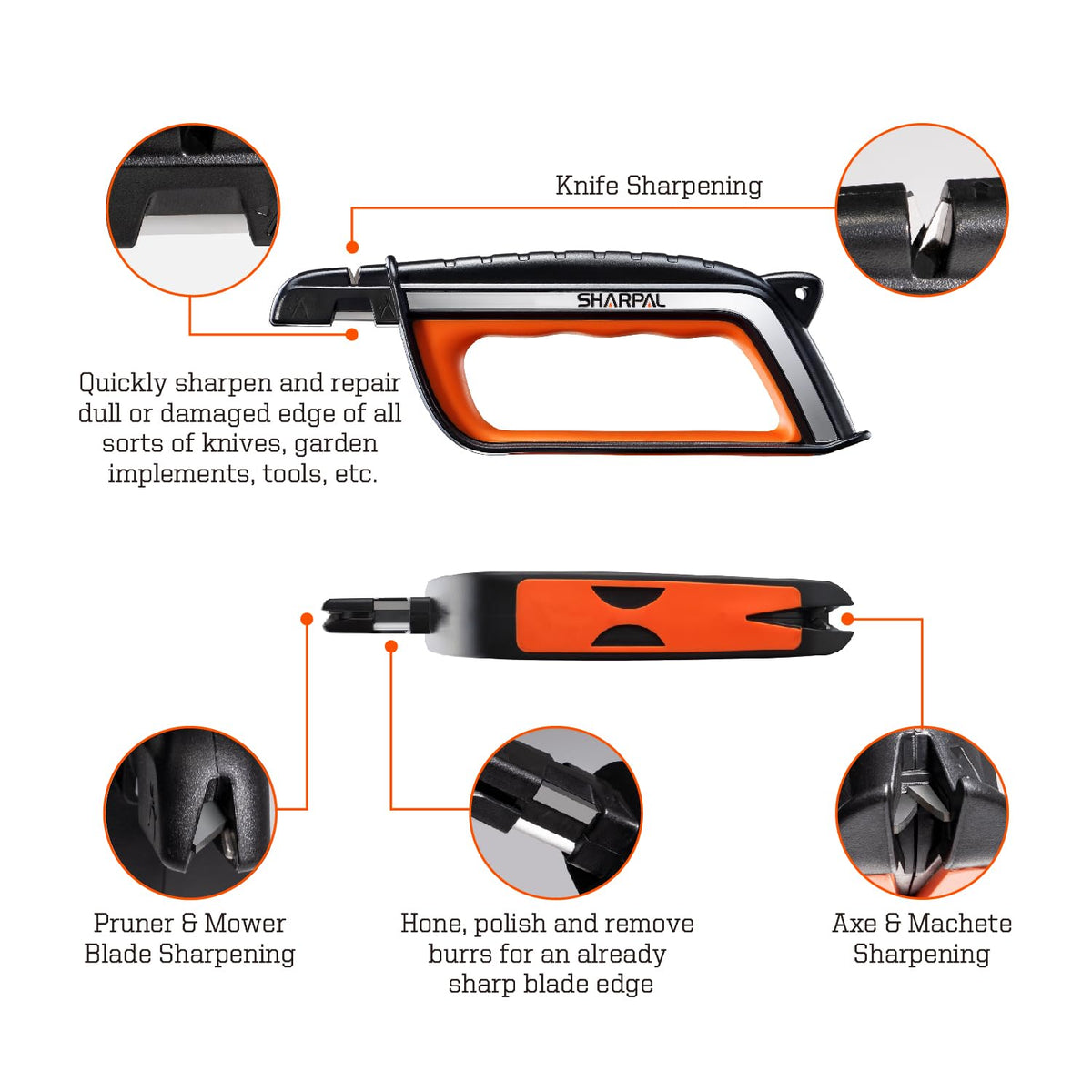 Sharpal 103N Knife, Garden Tool and Mower Blade Sharpener