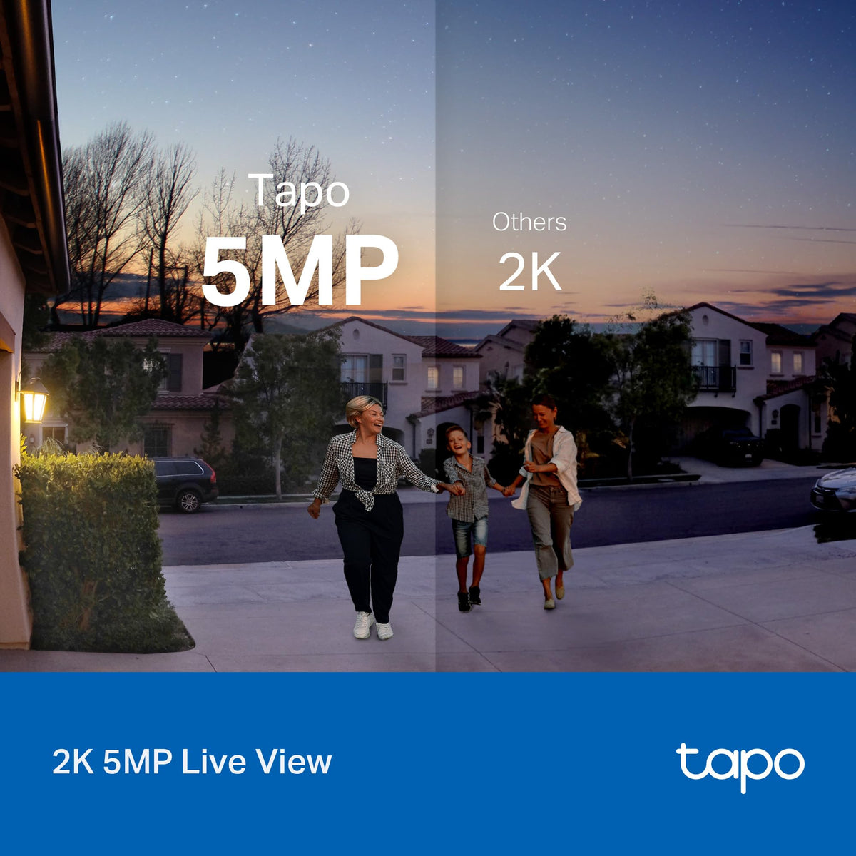 TP-Link Tapo D130 Wired Video Doorbell Camera, 2K 5MP