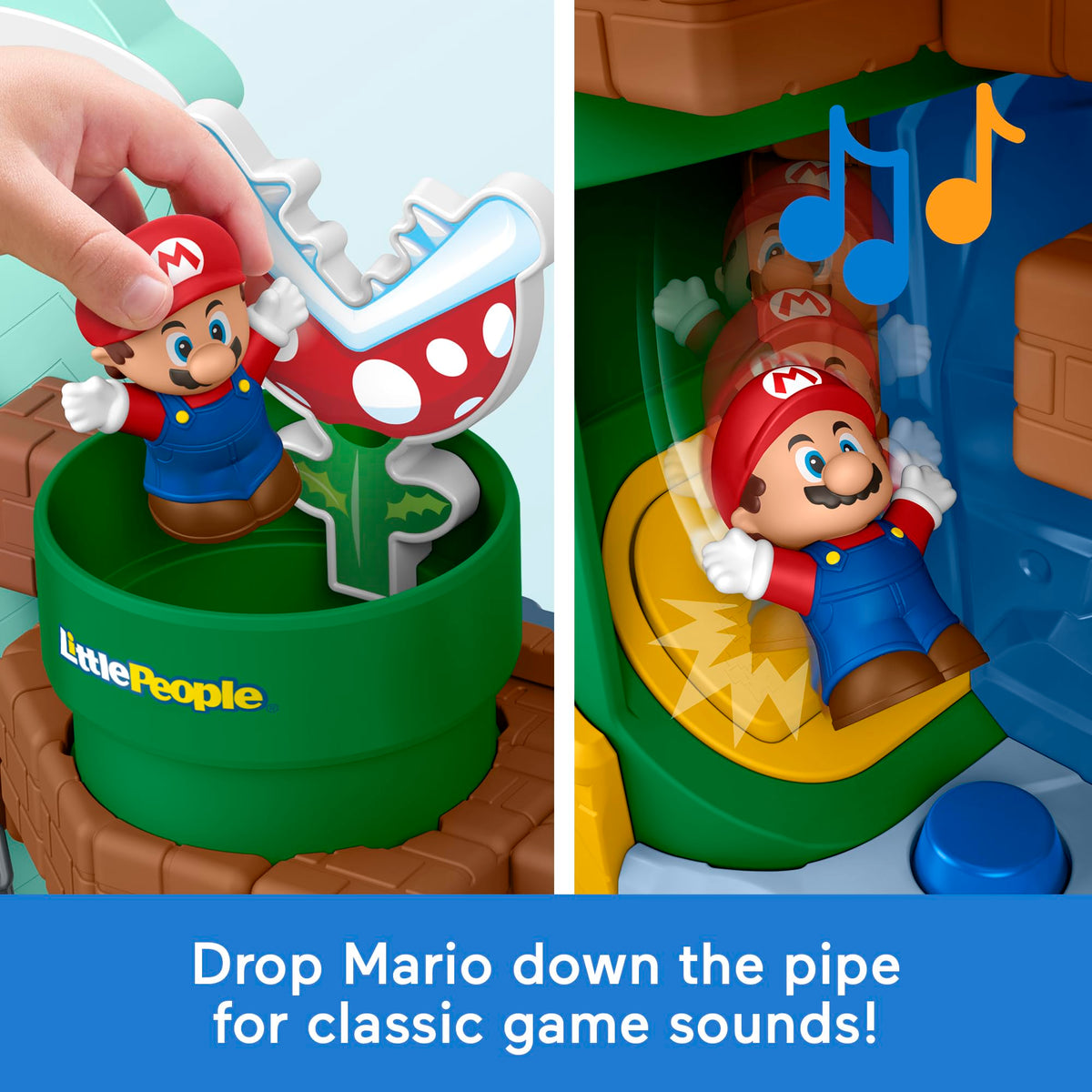 Fisher-Price Little People My Mario Adventure Playset, 18+ Months