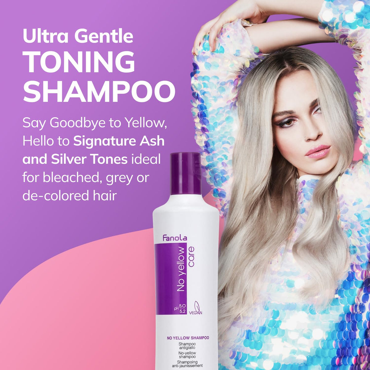 Fanola No Yellow Purple Shampoo, 350 ml