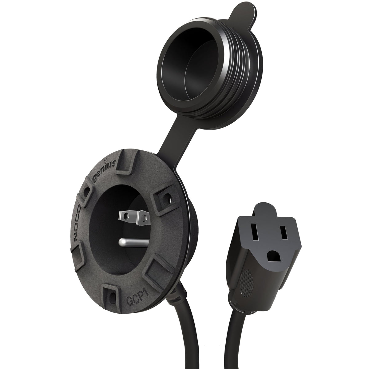 NOCO GCP1 15 Amp AC Port Plug Power Inlet with Outdoor Extension Cord