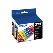 Epson 222 Genuine Ink Combo Pack, Black and Colour, T222120-BCS