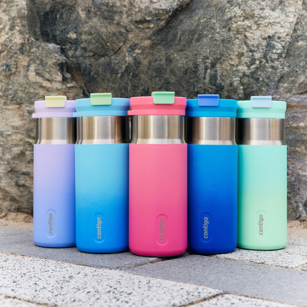 Contigo DualSip Compact Water Bottle, 16oz