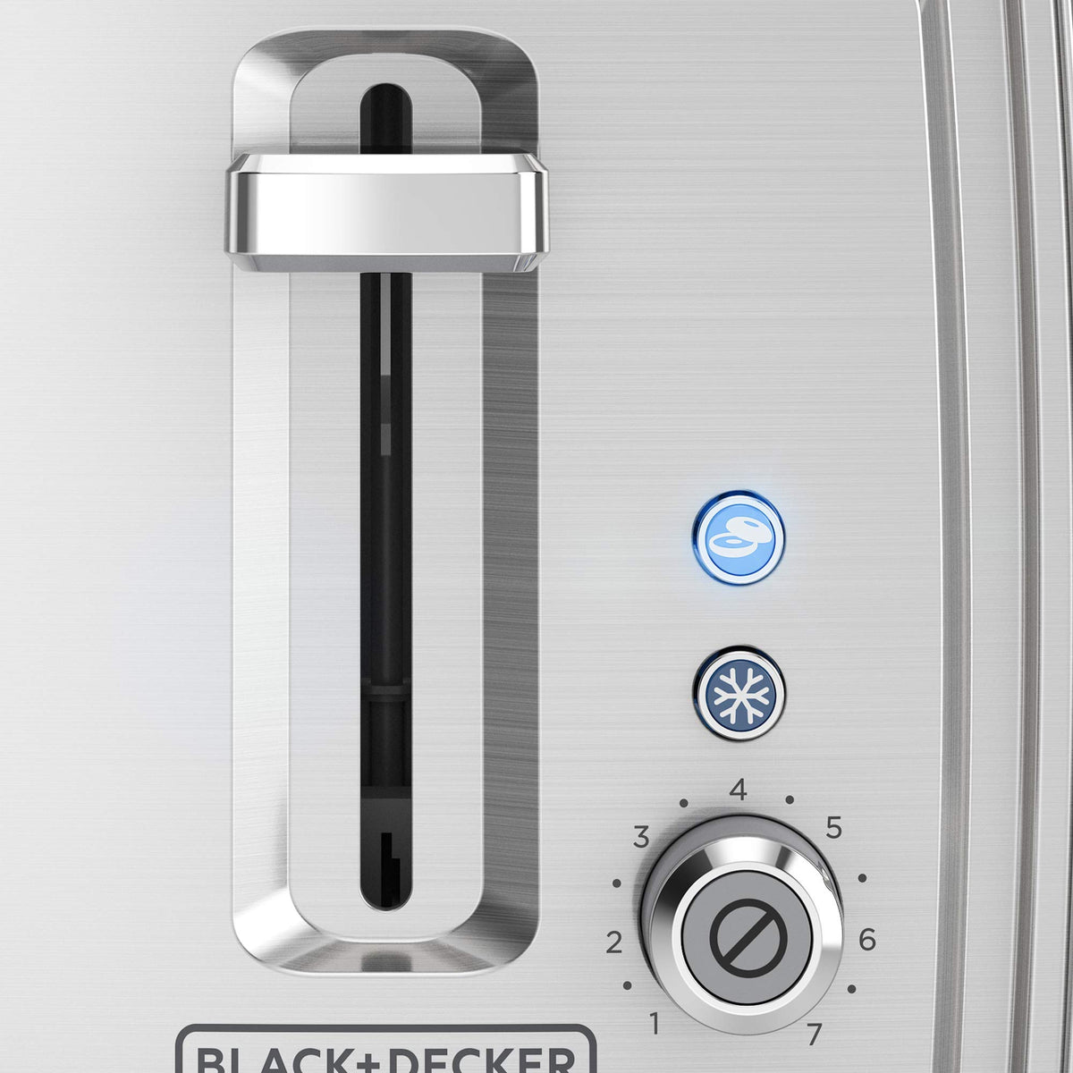BLACK + DECKER 2 Slice Toaster Stainless Steel, TR2900SSD