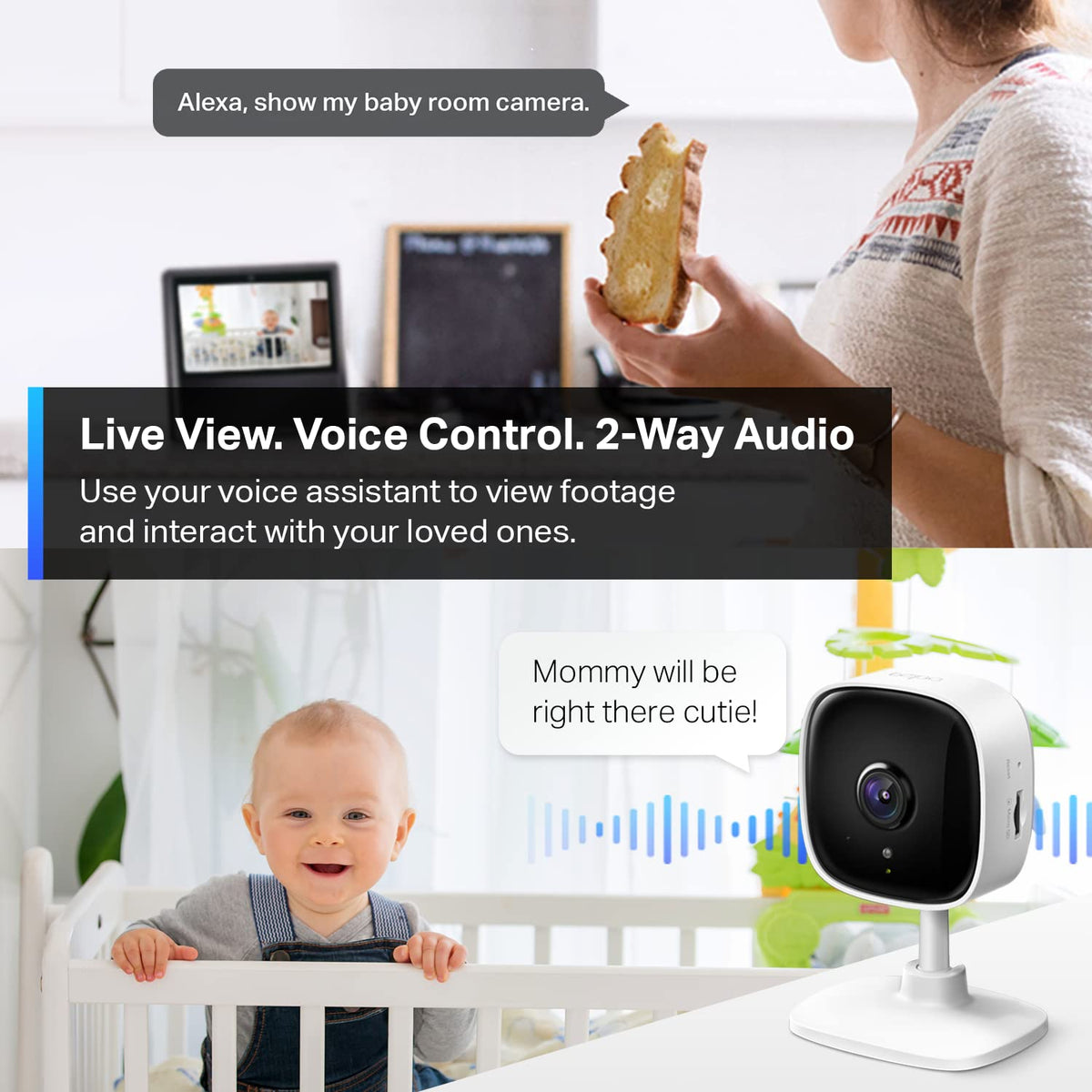 TP-Link Tapo C110 2K Indoor WiFi Security Camera