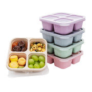 Luriseminger Bento Lunch Box, 4 Compartment, 5 Pack