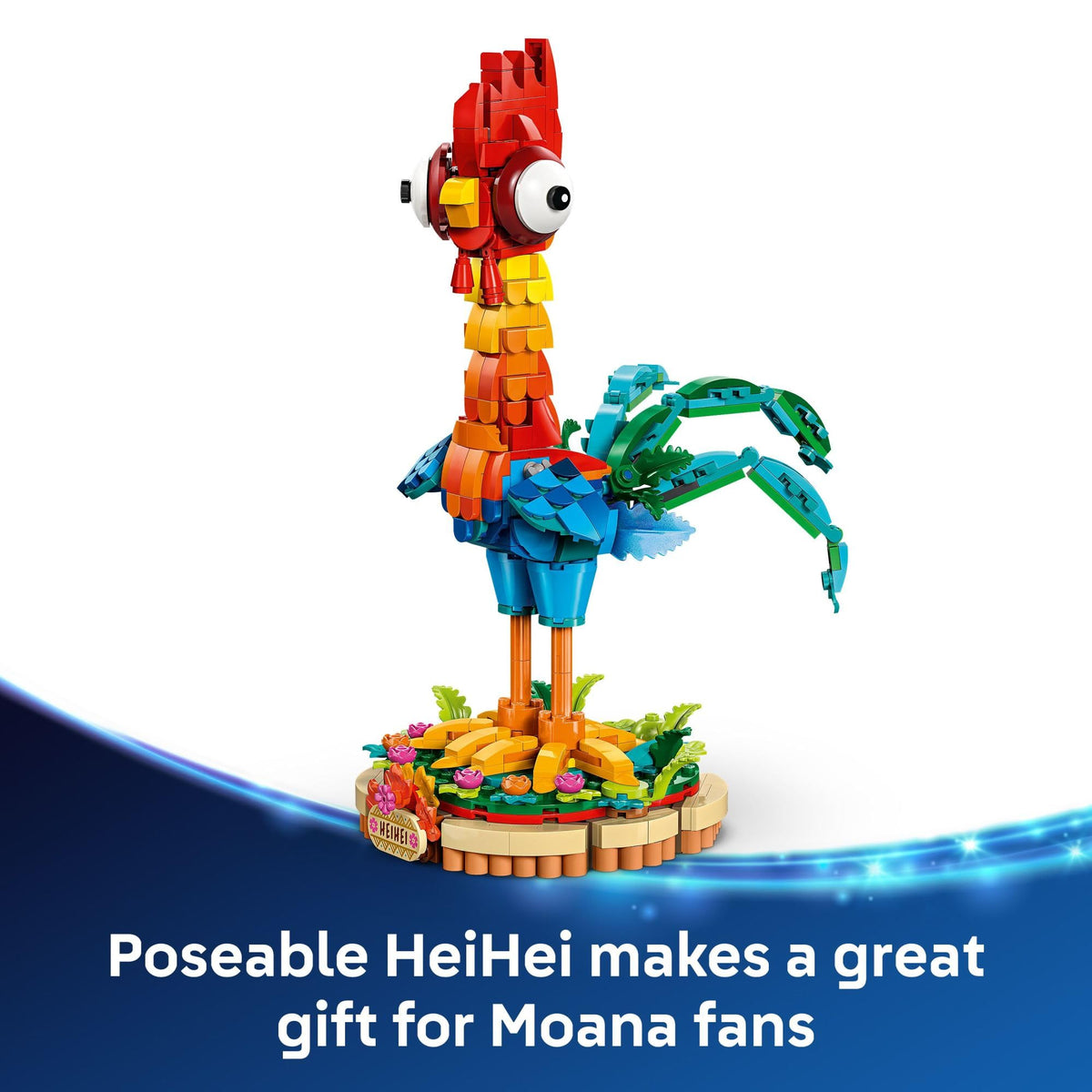 LEGO Disney Moana 2 Heihei Building Toy, 43272