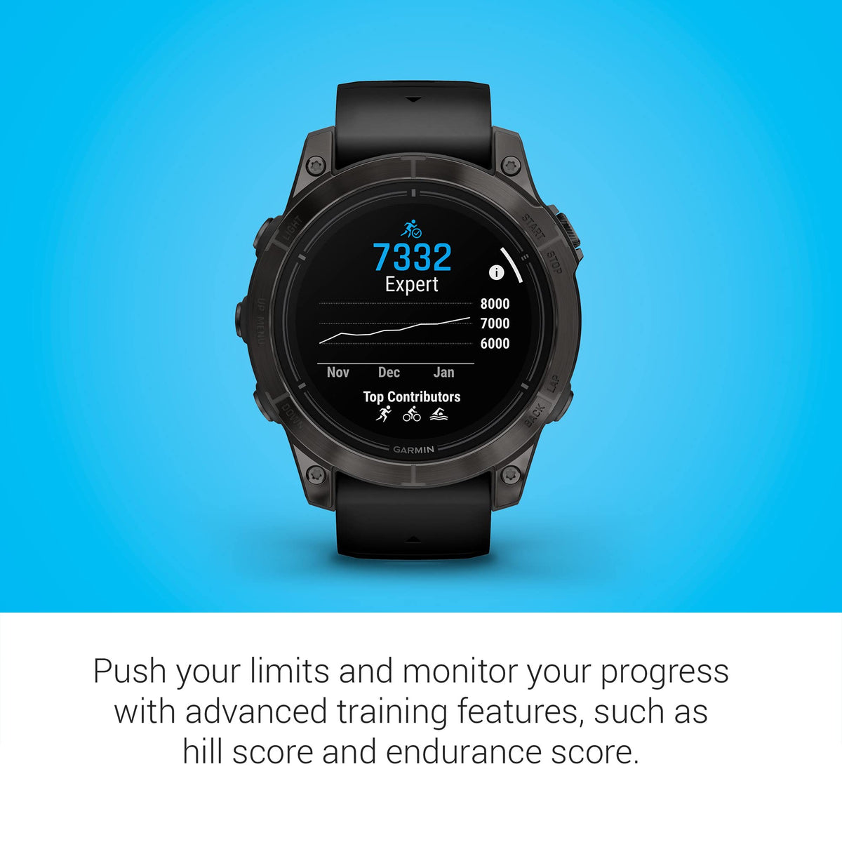 Garmin epix Pro (Gen 2) Sapphire Edition Smartwatch, 47 mm, Black