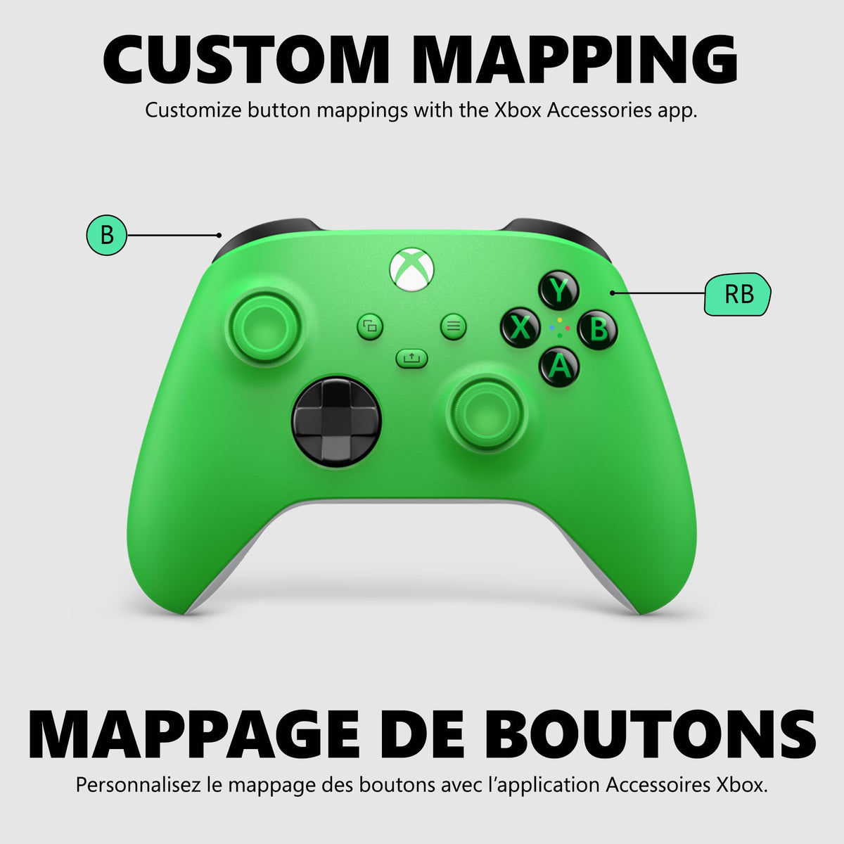 Xbox Core Wireless Controller, Velocity Green