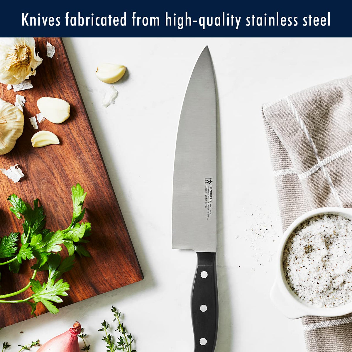 Henckels Premium 15-Piece Knife Set with Block