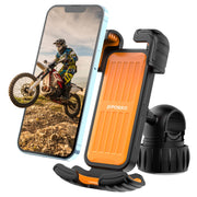 Motorcycle/Bicycle Phone Mount for 4.7-6.8 inch Phones, Orange