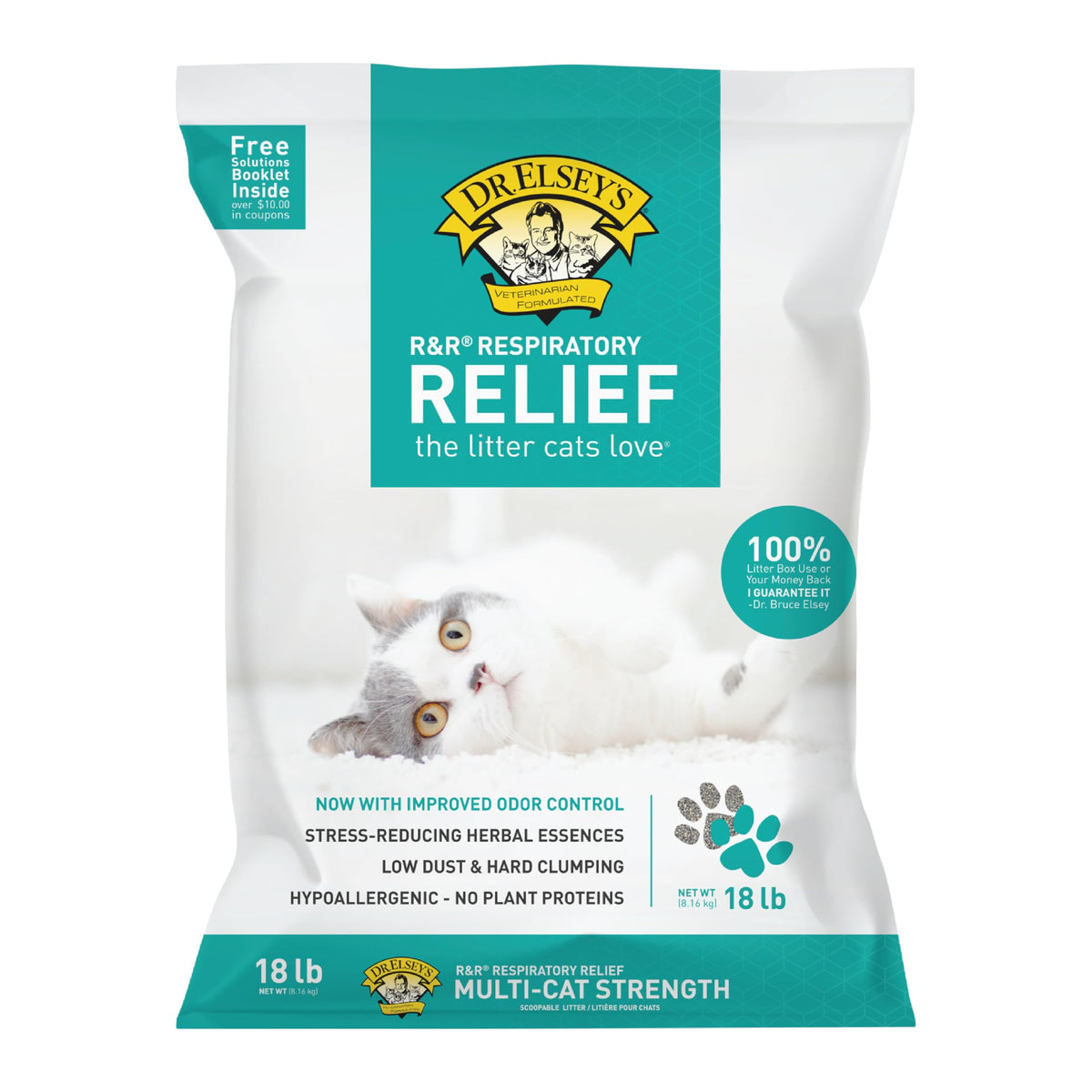 Dr. Elsey's R&R Cat Litter, Low Dust, Unscented