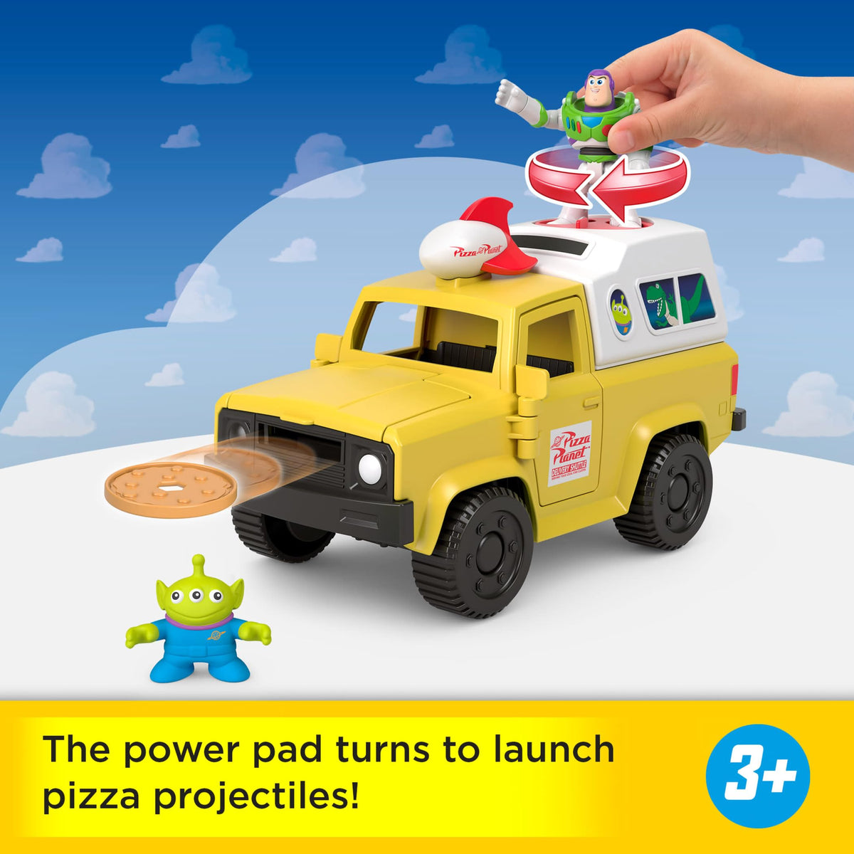 Fisher-Price Imaginext Toy Story Pizza Planet Truck with Buzz Figure