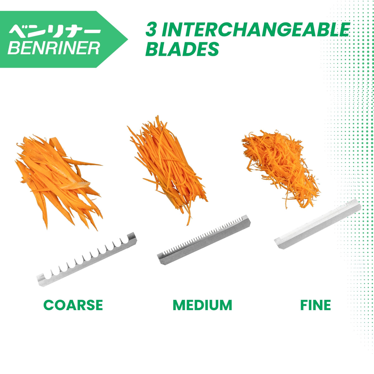 Benriner Japanese Mandolin Vegetable Cutter, 3.5 Wide, 7015S