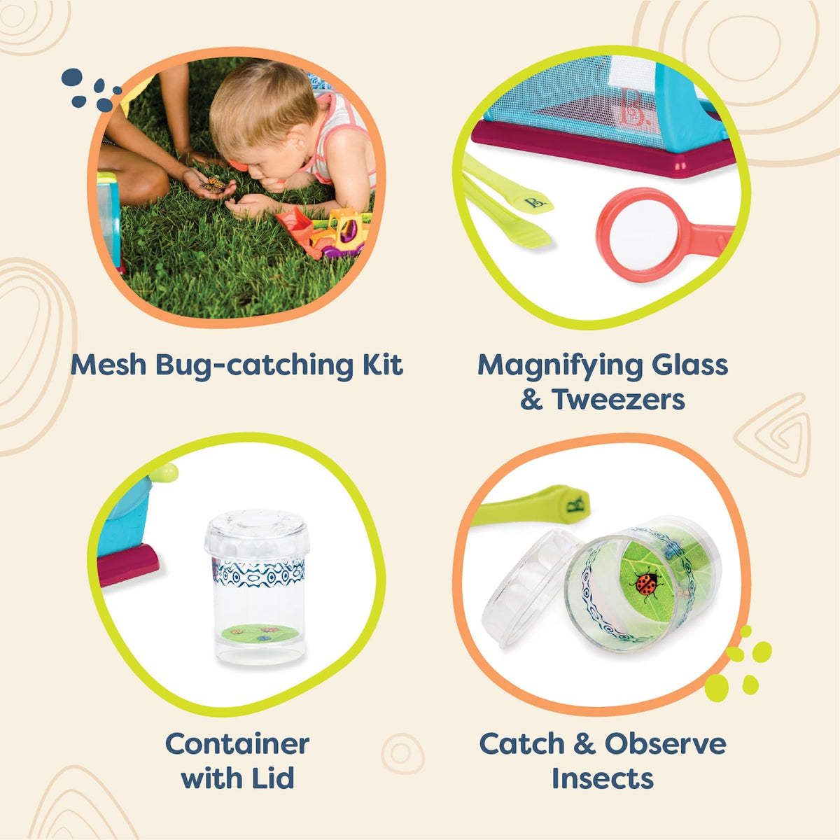 B. toys Bug Bungalow, kit de capture d'insectes