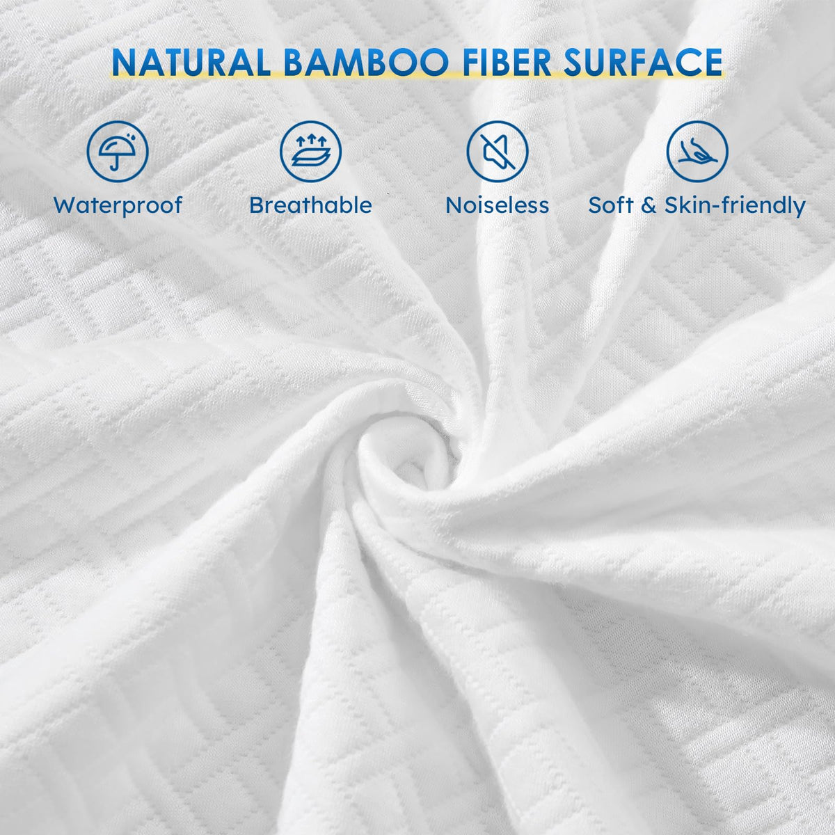 Cozymaker Waterproof Queen Mattress Protector, 8-21 in Deep