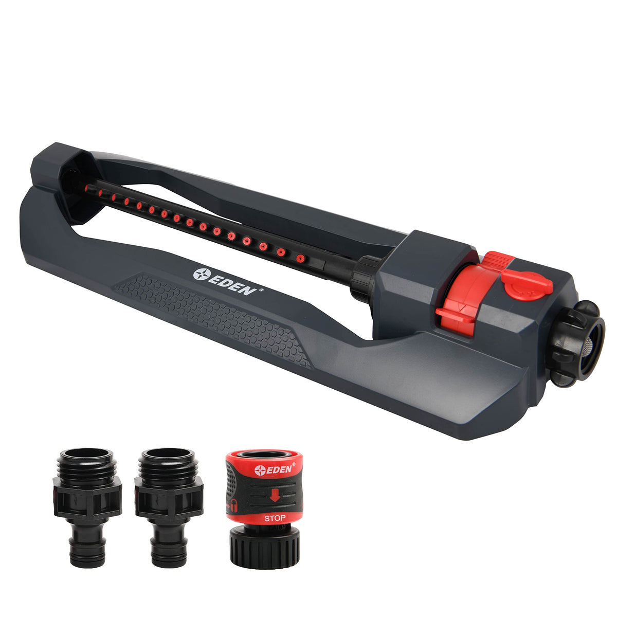 Eden 94105 Weighted Oscillating Sprinkler, 3,600 sq. ft. Coverage
