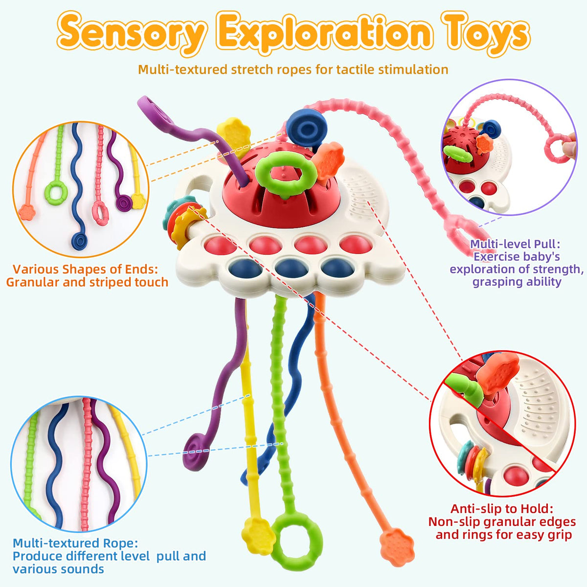 Sensory Montessori Toys for Baby, 18 Months+