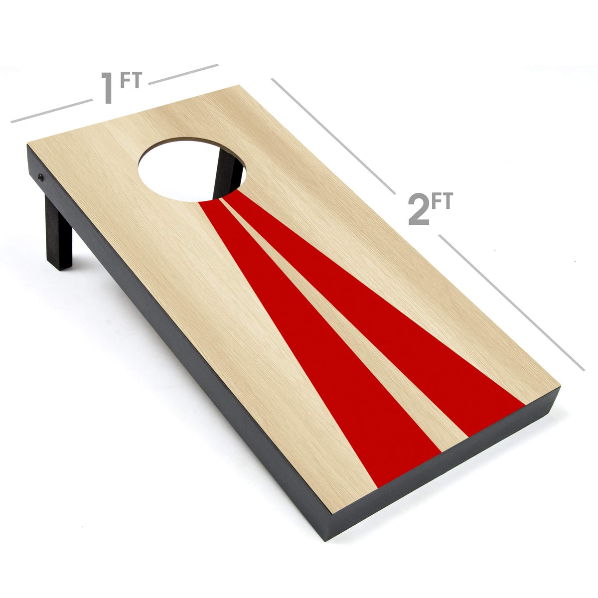 GoSports Portable Cornhole Game Set, 2 ft x 1 ft, 6 Bean Bags