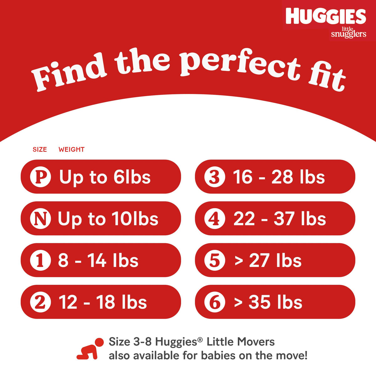 Huggies Little Snugglers Diapers, Size 3, 16-28 Lb, 136 Count