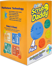Scrub Daddy Sponge Set, Colors, 4 Count
