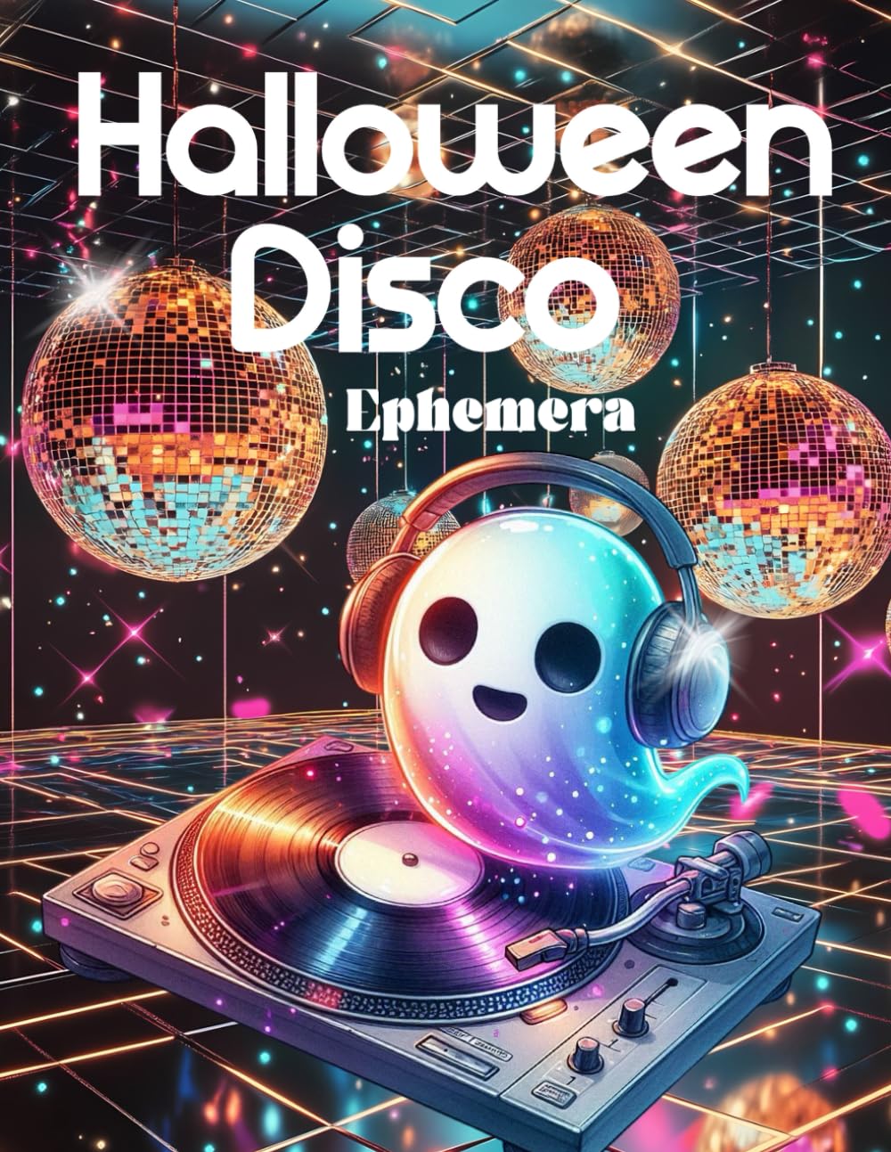 Halloween Disco Ephemera Book: High Quality Images Of Peoples