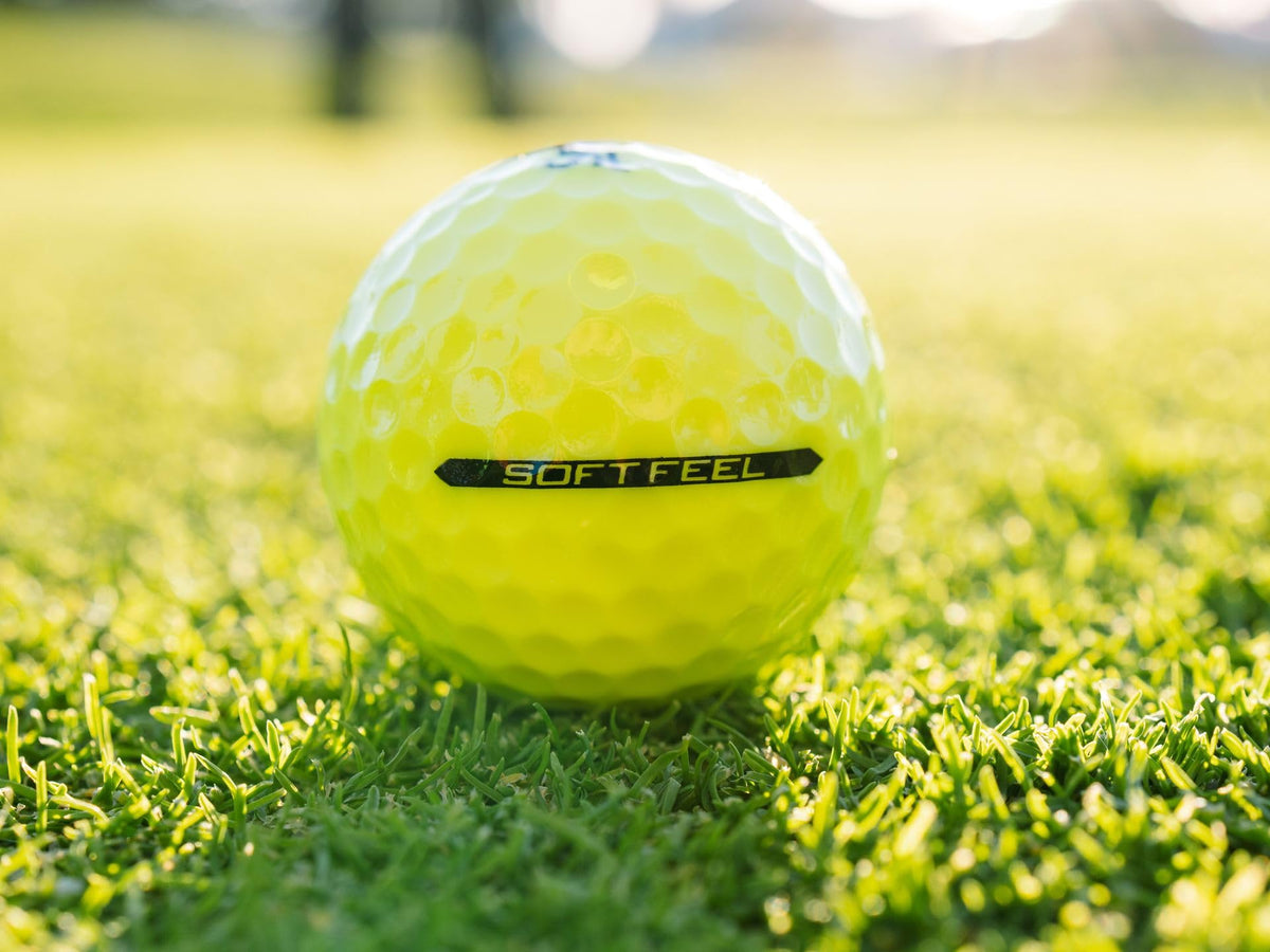Srixon Soft Feel Golf Balls, Tour Yellow, 12 Count