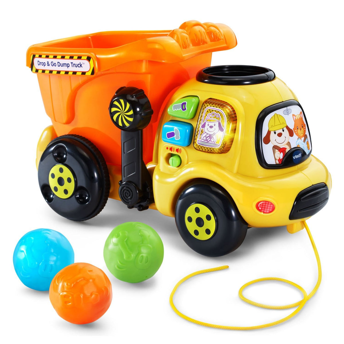 VTech Drop & Go Dump Truck, Orange