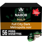 Nabob Bold Full City Dark 100% Compostable Pods, 56 Pods