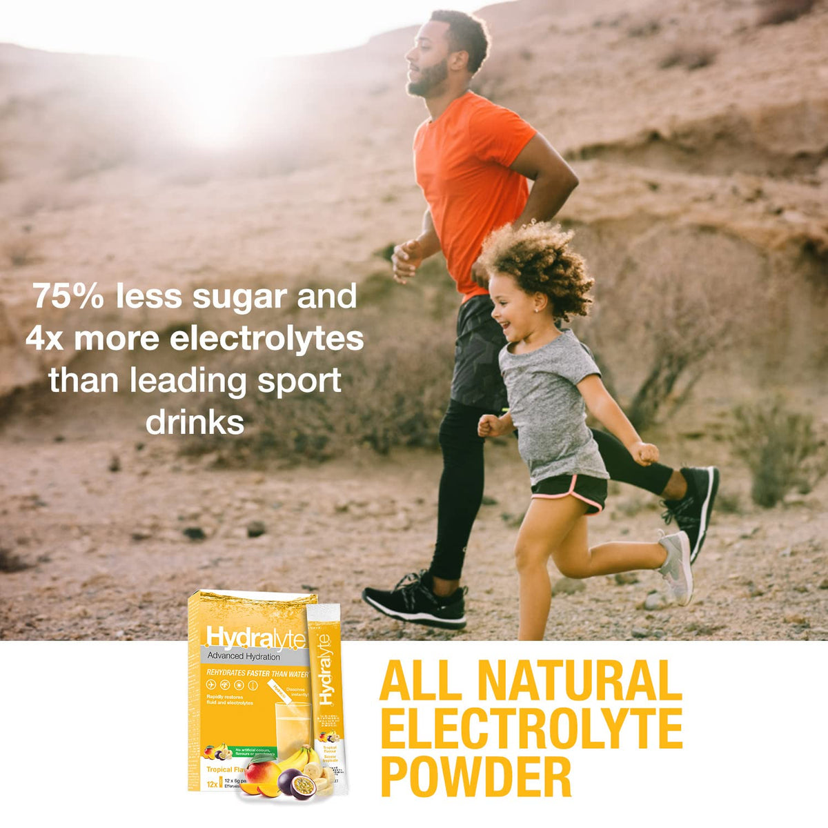 HydraLyte Electrolyte Powder, Tropical, 12 Servings