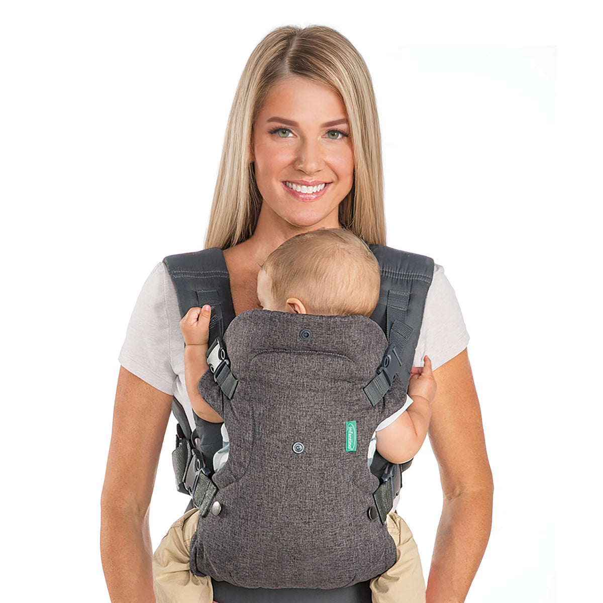Infantino Flip 4-in-1 Convertible Baby Carrier, Grey