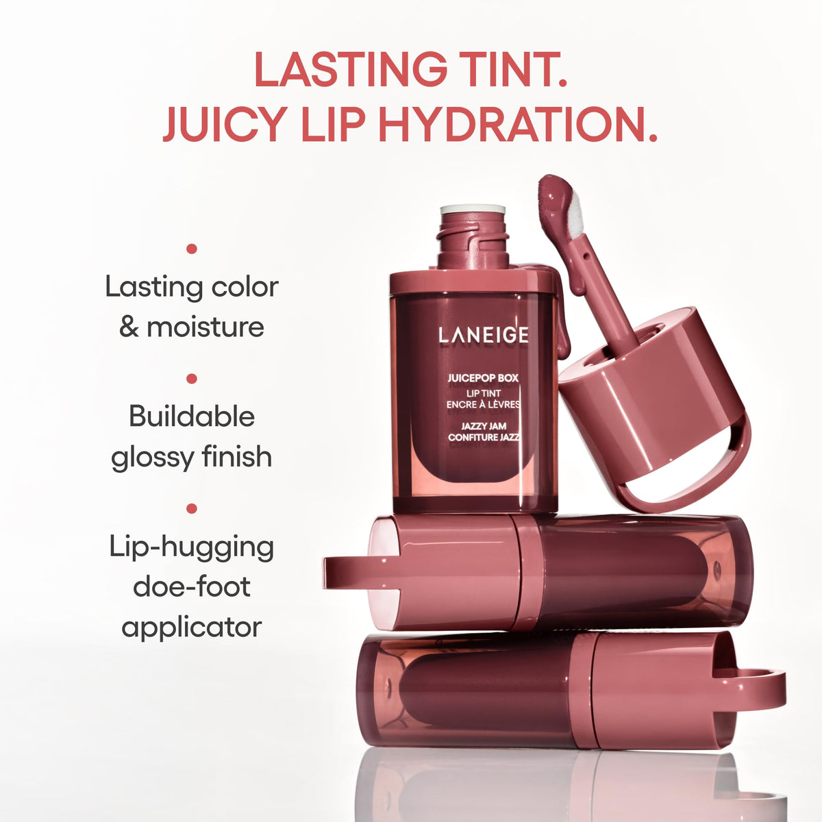 LANEIGE JuicePop Box Lip Tint, K-Pop Pink