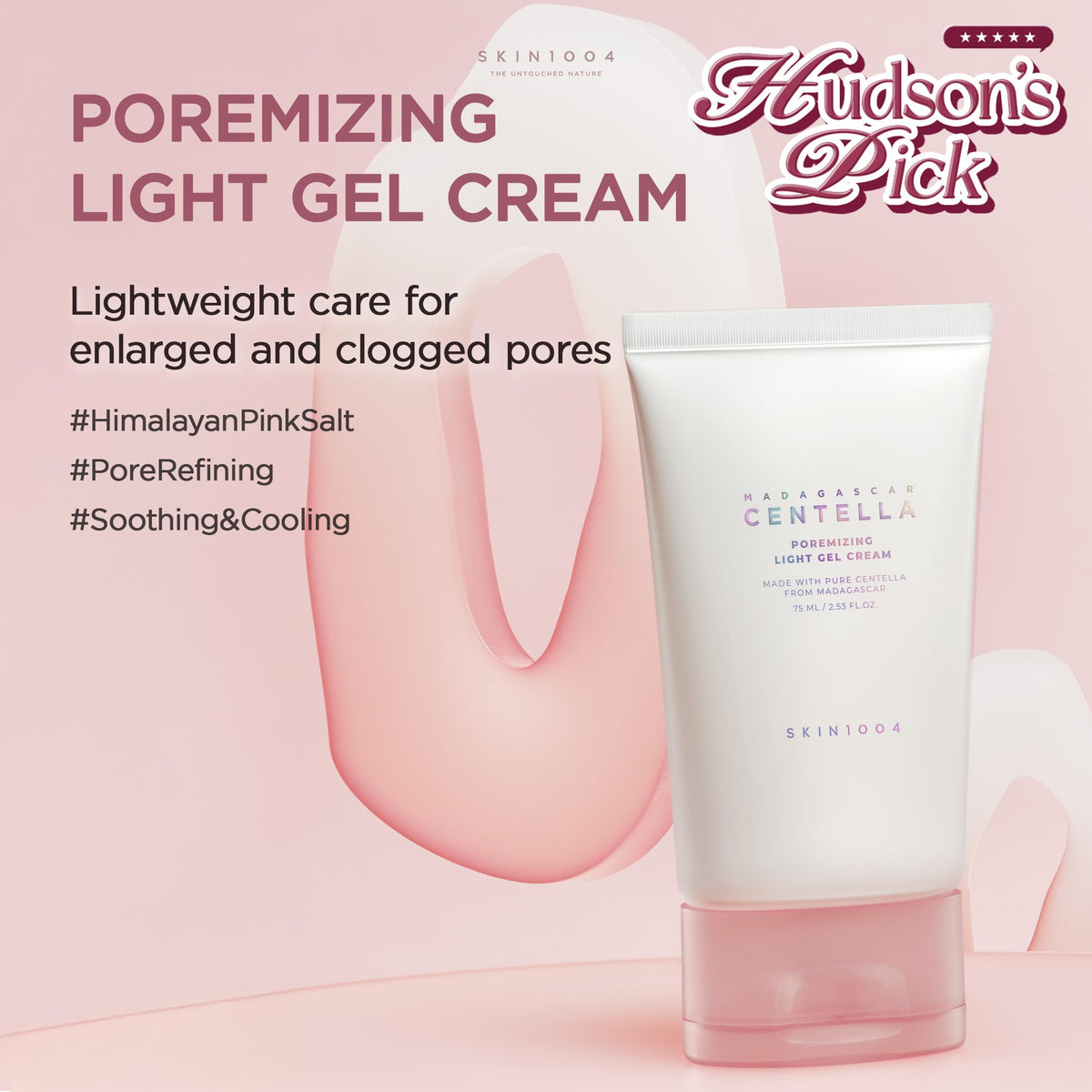 SKIN1004 Madagascar Centella Poremizing Light Gel Cream, 75 mL